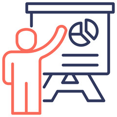 Presentation Dual Tone Icon