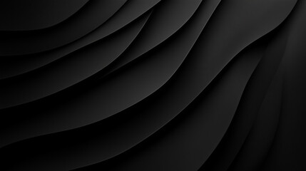 Fototapeta premium Abstract Dark Gray Layered Curves Elegant Swirling Background Texture Design