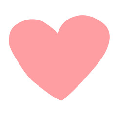 drawn love heart collection