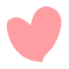 drawn love heart collection