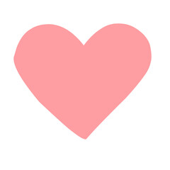 drawn love heart collection