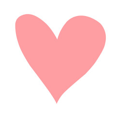 drawn love heart collection