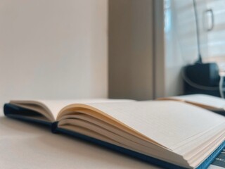 Planning and note-taking concept with a pen and notebook