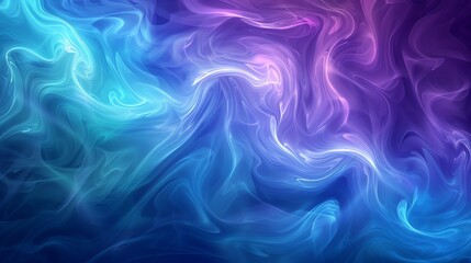 Obraz premium Abstract swirling pattern in shades of blue and purple.