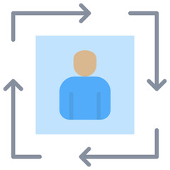 Personalized Flat Icon