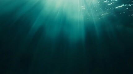 Fototapeta premium Captivating close up of a vibrant underwater scene at sunset featuring a mesmerizing blend of crimson and teal hues with a cinematic motion blur effect creating a dreamy ethereal atmosphere