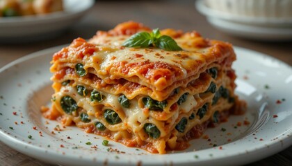Baked to Perfection Delicious Spinach & Ricotta Lasagna