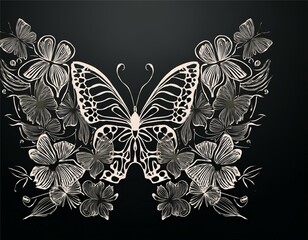 flock lack butterflies design