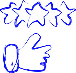 Fototapeta premium five stars