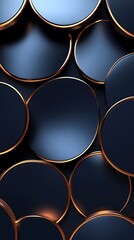 Background with circles in different colours