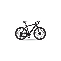 Fototapeta premium bicycle isolated on white background