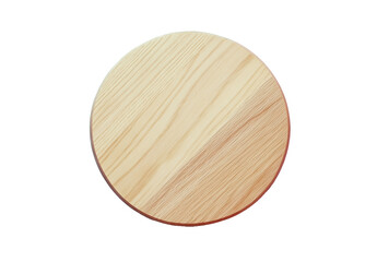 Round kitchen board isolated on transparent background