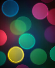 Bokeh Effect Abstract Background