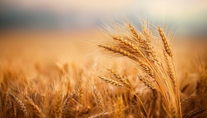 wheat grain ear or spike plant