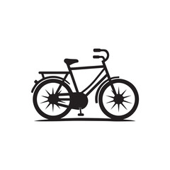 Fototapeta premium bicycle isolated on white background