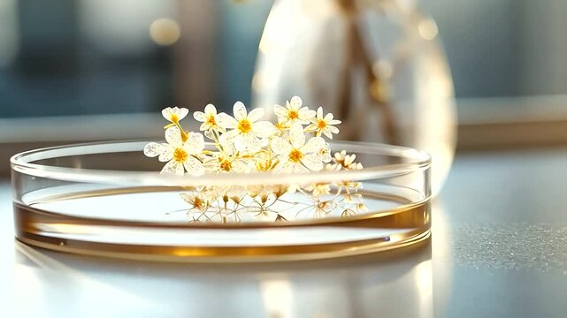 1_Close-up of a Petri Dish with Genetically Modified Organisms