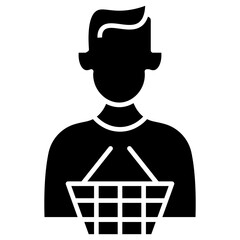 buyer vector icon