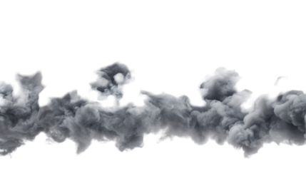 Dynamic smoke patterns on transparent background png format creative graphic design artistic environment high-resolution viewpoint