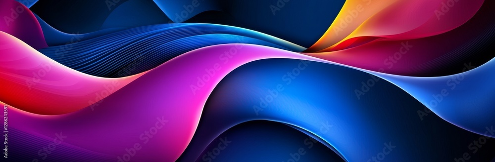 Poster an abstract background with technological particles and lines creating a mesh. a contemporary graphi