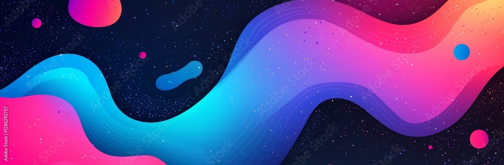 Poster an abstract technological particle and line mesh background. a modern graphic design banner pattern 