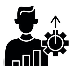 business performance vector icon