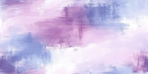 Obraz premium A vibrant close-up view of a painting featuring a harmonious blend of pink and blue hues that creates an engaging backdrop.