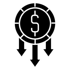 cash flow vector icon