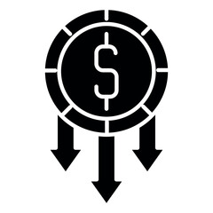cash flow vector icon