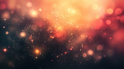 Fototapeta premium Magical Abstract Background with Soft Bokeh and Glittering Lights