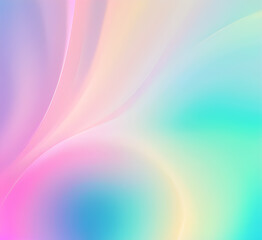 Fototapeta premium Neon gradient wave light in pink and blue tones on dark background creating futuristic and vibrant visuals for modern tech-inspired or artistic abstract.generative ai