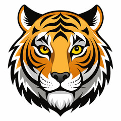 Tiger head vector 