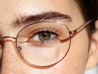 Natural daylight portrait of rosacea on cheeks highlighting skin sensitivity and redness realistic medium shot