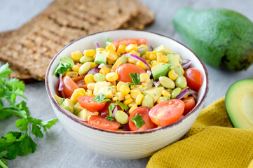 Corn Salad with Avocado