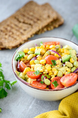 Corn Salad with Avocado