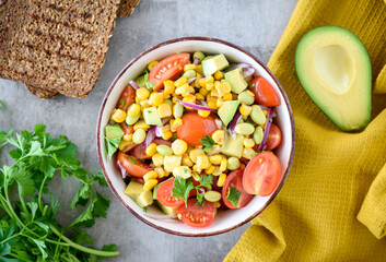 Corn Salad with Avocado