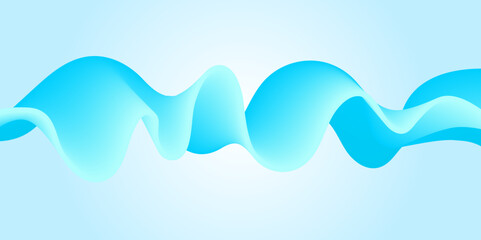 Blue wave line abstract pattern background. Vector illustration.
