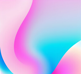 Neon gradient wave light in pink and blue tones on dark background creating futuristic and vibrant visuals for modern tech-inspired or artistic abstract.generative ai