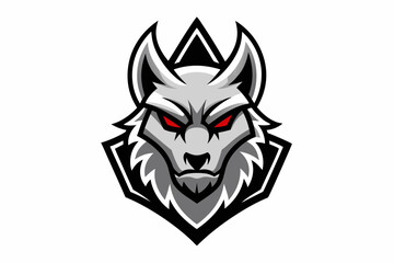 Naklejka premium wolf tribal tattoo