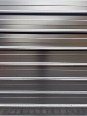 Fototapeta premium Metallic Shutter with Rain Droplets