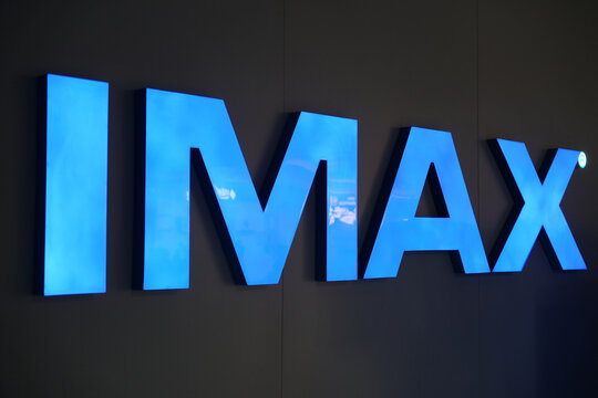 Shanghai,China-April 6th 2024: IMAX Corporation brand logo