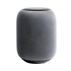 Apple HomePod Mini Smart Home Speaker Isolated on Transparent Background