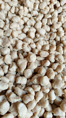 Close-up of Small Meatballs (Pentol) Pile, Traditional Indonesian Street Food