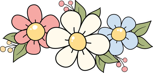 Cute flower illustration
