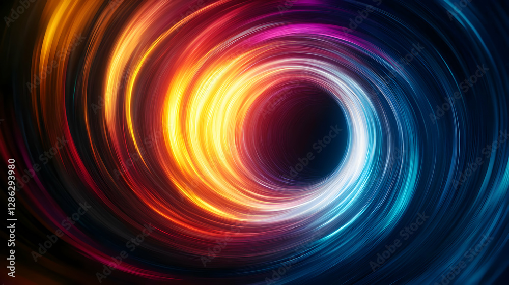Canvas Prints a vibrant swirl of colors creates a dynamic abstract background, ideal for creative projects and des