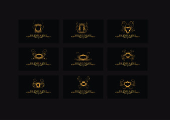 Minimalist Luxury Logo Set – Clean and Elegant Vector Brand Icons for Modern Business Identity – Premium Design for Fashion and Creative Industries.