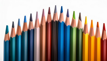 multicolored colored pencils
