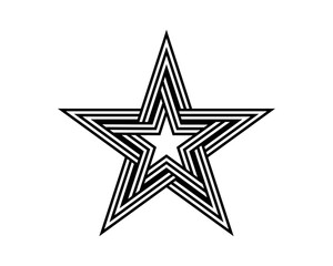 pentagram symbol vector for logo background icon web wallpaper	tattoo symbol. vector illustration