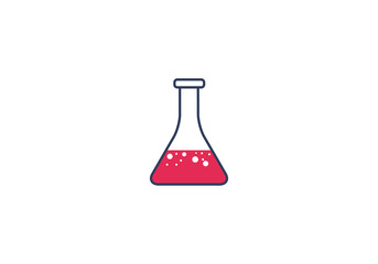 Chemical icon symbol logo png template icon vector illustration