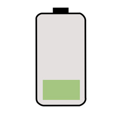 Battery charge flat icons