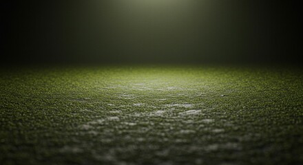 Illuminated Green Moss Texture Nature Background Close Up Detail Organic Surface